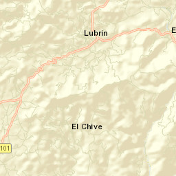 Lubrín Street Map