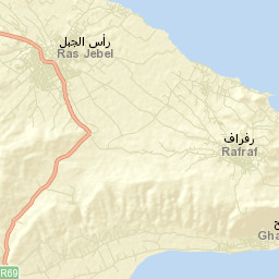 Rafrāf Street Map