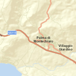 Palma di Montechiaro Street Map