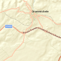 Grammichele Street Map