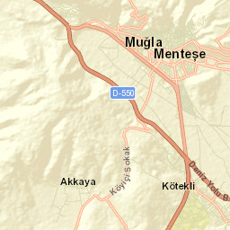Menteşe Street Map