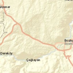 Bozkır Street Map