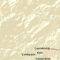 Çamlıyayla İlçesi Street Map