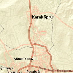 Karaköprü Street Map