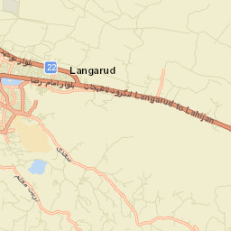 Lahijan Street Map