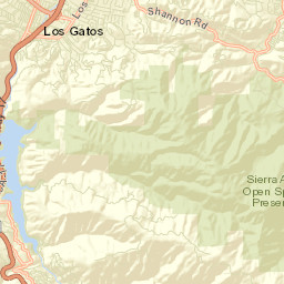 Rinconada California Street Map