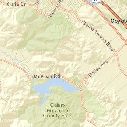 Coyote Peak Trail San Jose CA 95120 Street Map