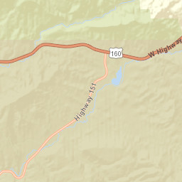 Chimney Rock Colorado Street Map