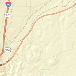 Trinidad Colorado Street Map