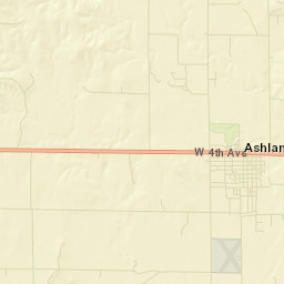 Ashland Street Map