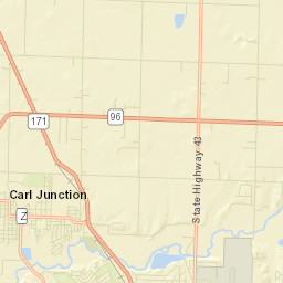 Carl Junction Street Map