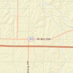 Pond Creek, MO, America Street Map