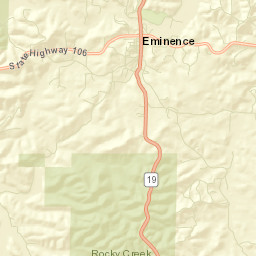 Eminence Street Map