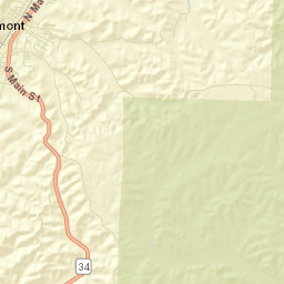 Piedmont Street Map