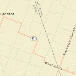 12660-12710 Woodville Rd Kevil KY Street Map