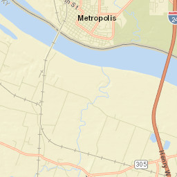 Interstate 24, Paducah, KY 42001, USA Street Map