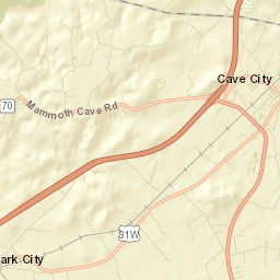 1180 Old Happy Valley Rd Cave City Street Map
