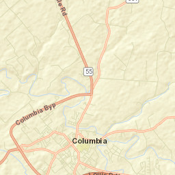 Columbia Street Map
