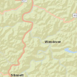 Leslie County Street Map