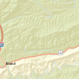 Bland Street Map