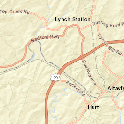 Hurt Street Map