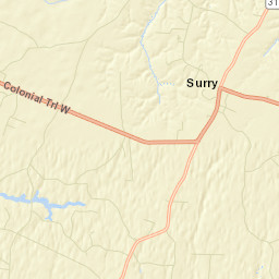 Surry County Street Map