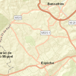 Bensafrim Street Map