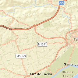 Santa Luzia Street Map