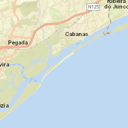 Cabanas de Tavira Street Map