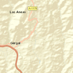 Gérgal Street Map