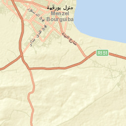 Menzel Bourguiba Street Map