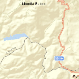 Licodia Eubea Street Map