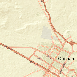 Quchan Street Map