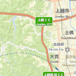 Jōetsu Street Map