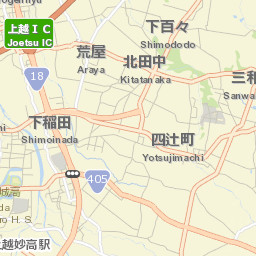 Jōetsu Shi Street Map