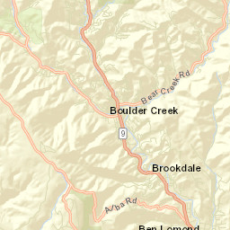 Redwood Grove California Street Map