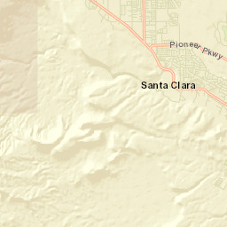Santa Clara Street Map