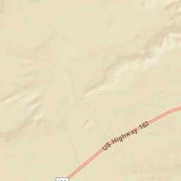 US-163 Scenic Mexican Hat UT Street Map