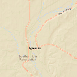 Rolling Thunder Ave Ignacio CO Street Map