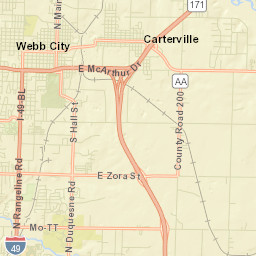 18918-18994 Fir Rd Joplin MO 64801 Street Map