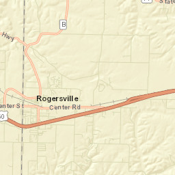 Rogersville Street Map
