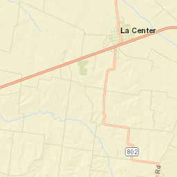 Albert Hook Rd La Center Kentucky Street Map
