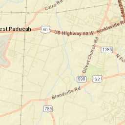 U US-60 West Paducah KY 42086 Street Map