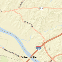 I-24 Gilbertsville KY 42044 America Street Map