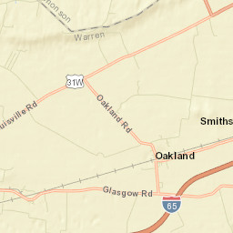 Glasgow Road & U.S. 68 & Interstate 65 Street Map