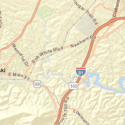 Pulaski County Street Map