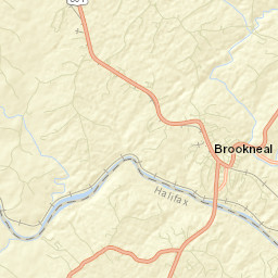 Brookneal Street Map