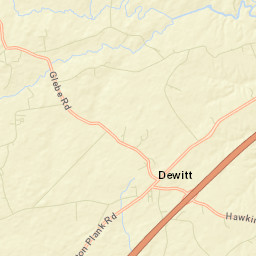 Dinwiddie County Street Map