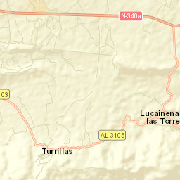 Lucainena de las Torres Street Map