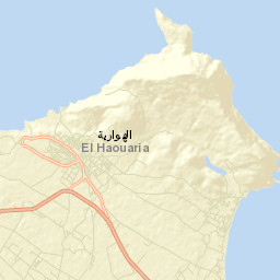 El Haouaria Street Map